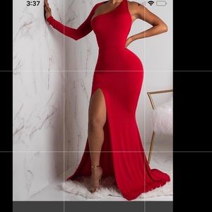 Red dress